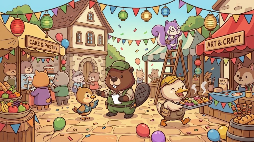 마을 축제 대소동